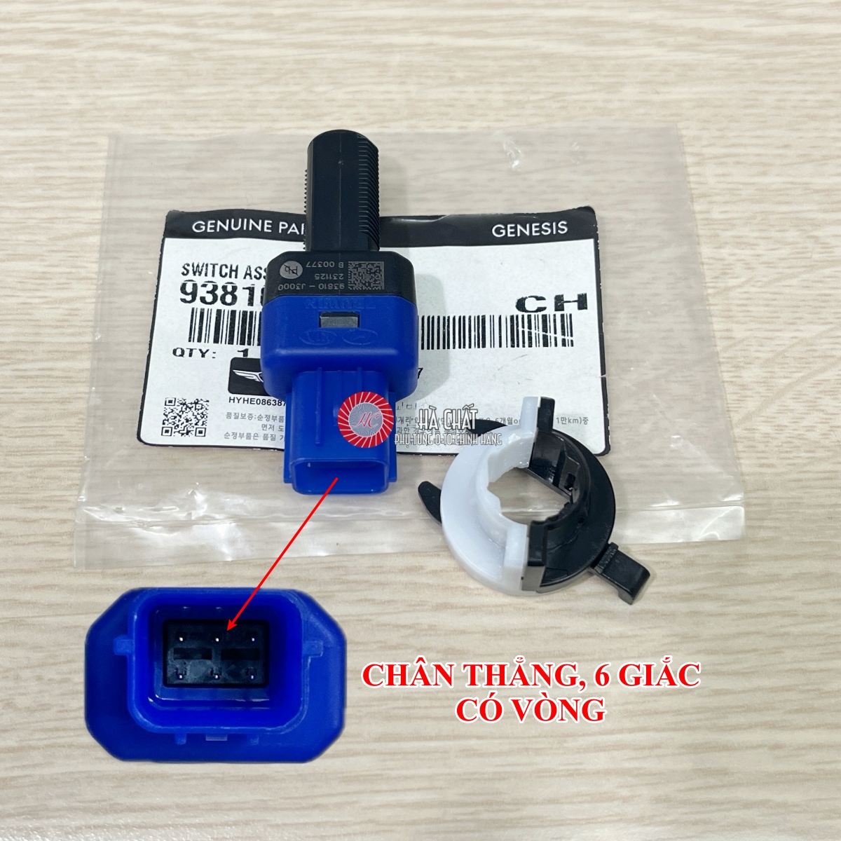 Công tắc chân côn phanh KIA & HYUNDAI: Morning, i10, Santafe, Sorento ... nhập khẩu MOBIS Hàn Quốc - Hình ảnh 9