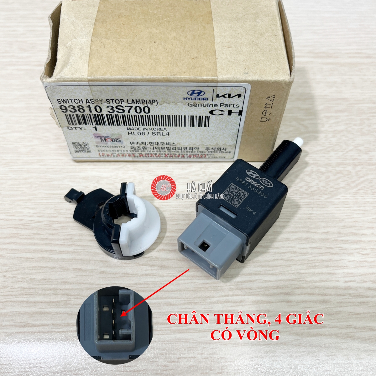 Công tắc chân côn phanh KIA & HYUNDAI: Morning, i10, Santafe, Sorento ... nhập khẩu MOBIS Hàn Quốc - Hình ảnh 10