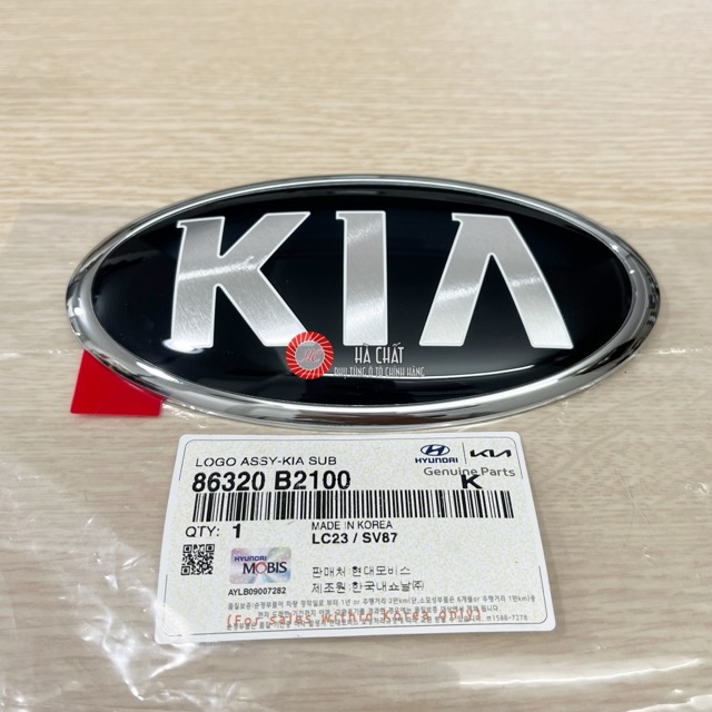 Logo biểu tượng KIA gắn trước/sau KIA SEDONA, nhập khẩu chính hãng KIA MOTORS – HYUNDAI MOBIS Hàn Quốc